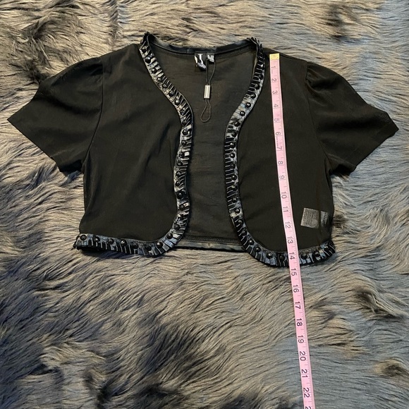 Isabel London see through sequins bolero - Picture 6 of 11